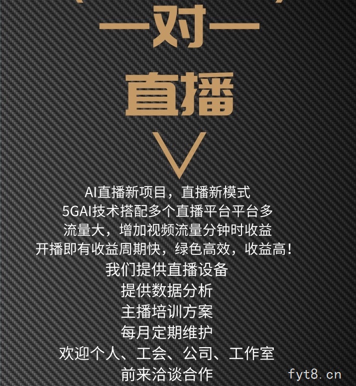 直播项目招商